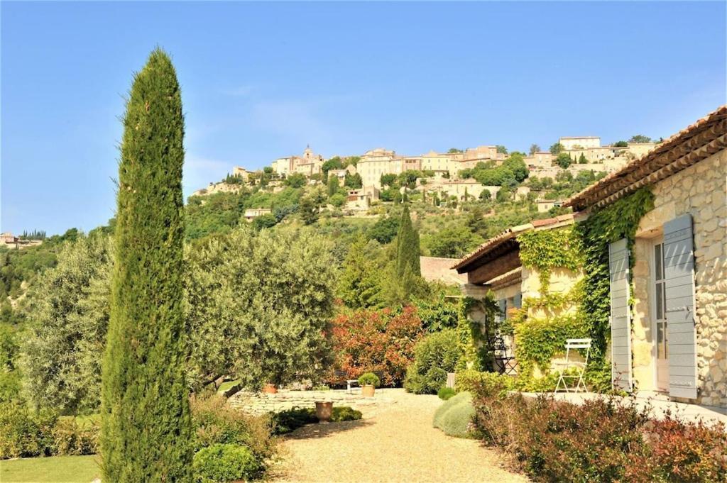 In Gordes, Facing The Entire Luberon Park A Beautiful 5 Bedrooms House Dış mekan fotoğraf