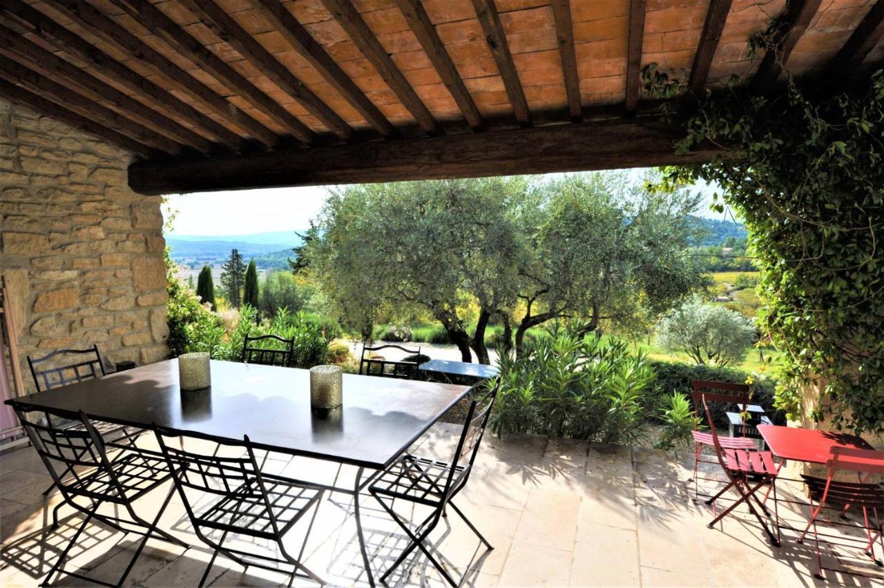 In Gordes, Facing The Entire Luberon Park A Beautiful 5 Bedrooms House Dış mekan fotoğraf