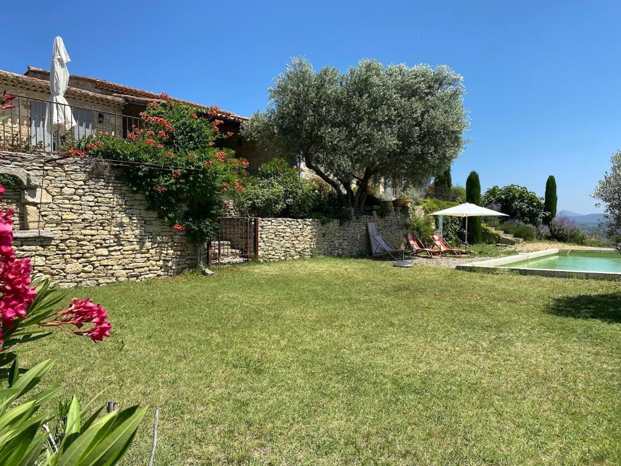 In Gordes, Facing The Entire Luberon Park A Beautiful 5 Bedrooms House Dış mekan fotoğraf